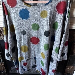 Colorful Polka Dot Women's Tunic